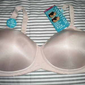 Vanity Fair Women's Beauty Full Coverage Wirefree Extended Side and Back Smoothe